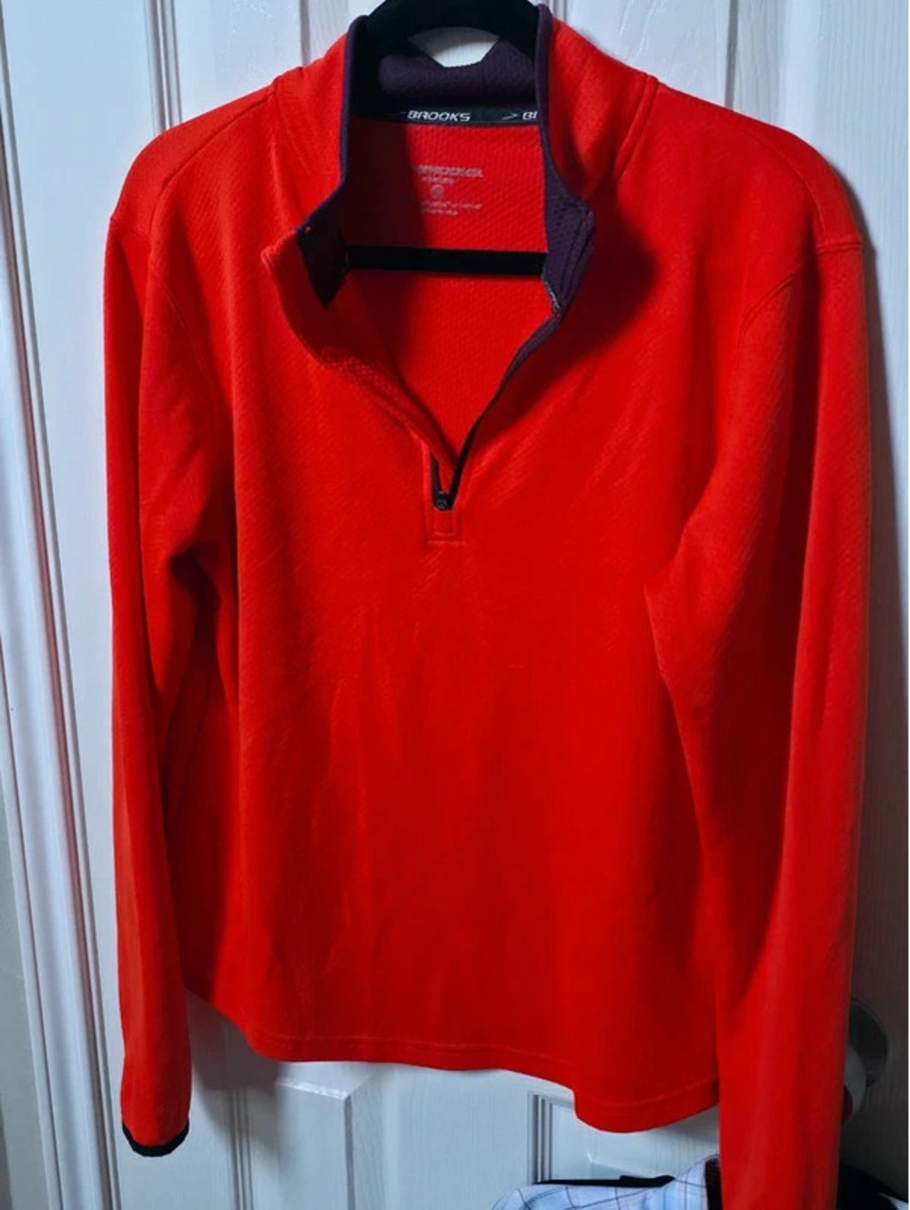 Brooks medium orange pullover